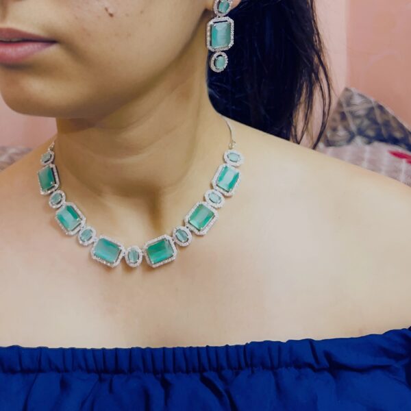 Emerald Shine AD Set | Green & Silver - Image 3