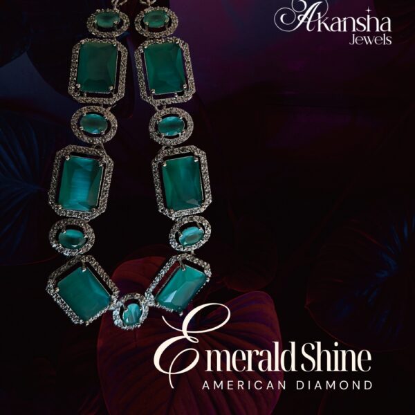 Emerald Shine AD Set | Green & Silver - Image 4