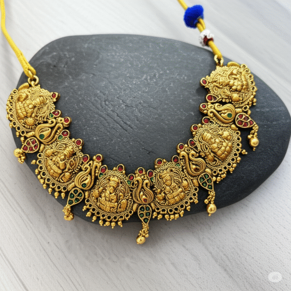 Divya Saubhagya - Antique Laxmi Haaram Set